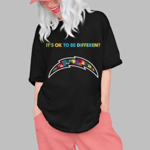 2025 Chargers It’s Ok To Be Different Shirt