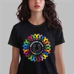 2025 Colts Whatever Color Cancer Sucks Shirt