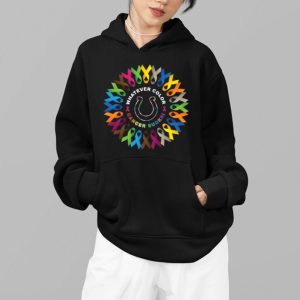 2025 Colts Whatever Color Cancer Sucks Shirt 4