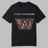 2025 Commanders It’s Ok To Be Different Shirt