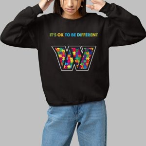 2025 Commanders Its Ok To Be Different Shirt 3