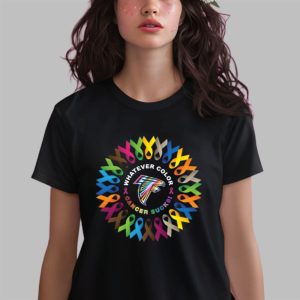 2025 Falcons Whatever Color Cancer Sucks Shirt