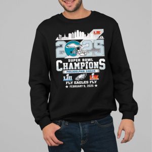 2025 Super Bowl LIX Champions Eagles February 9 2025 Shirt 4