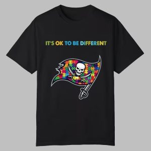 2025 TB Buccaneers It’s Ok To Be Different Shirt