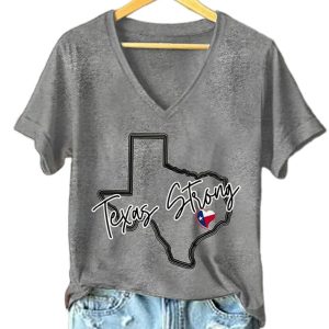 2025 Women’s Texas Strong Print T-shirt