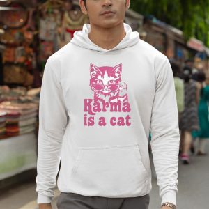 Angela Kinsey Karma Is a Cat Shirt