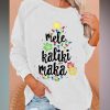 Mele Kaliki Maka Women’S Christmas Print Casual Sweatshirt