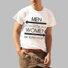 Men To The Left Because Women Are Always Right Shirt