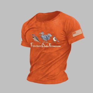 Men’s FDT Flicker Dodo Titmouse Printed T-Shirt