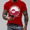 Men’s Greenland Not For Sale Printed Casual Round Neck T-shirt