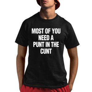 Most Of You Need A Punt In The Cunt Shirt
