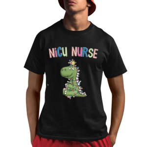 Nicu Nurse Naughty Dinosaur Nurse Shirt