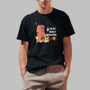 On My Wurst Behavior Hotdog Shirt