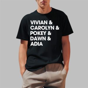 Raina Harmon Wearing Vivian & Carolyn & Pokey & Dawn & Adia Shirt