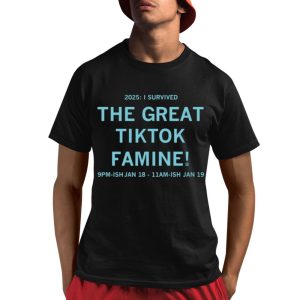 Raygun 2025 I Survived The Great Τiktok Famine Shirt