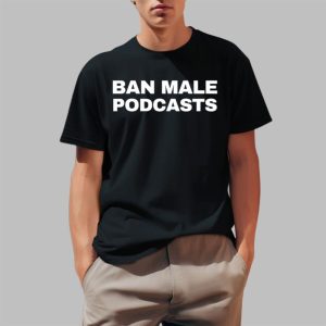 STRAWHAT IZZY Ban Male Podcasts Shirt