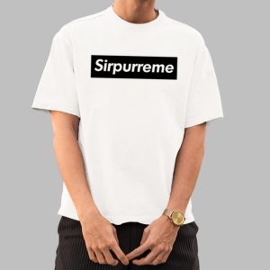 Sir Purr Wearing Sirpurreme Shirt