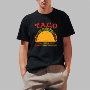 T.A.C.O Trump Always Chickens Out Shirt