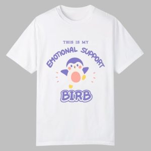 This Is My Emotional Support Birb Finch Shirt