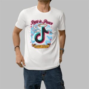 Tiktok Rest In Peace Scroll No More 2016 2025 Shirt