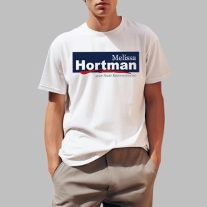 Tim Walz Wearing Melissa Hortman Your State Representative Shirt