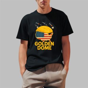 Trump Golden Dome Hair Shield USA Shirt