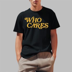 Tucker Kraft Wearing Who Cares Shirt