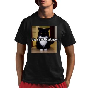 Unicouniuni3 Cat This Cannot Continue Shirt