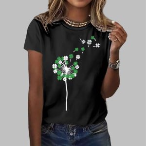 Women’S St Patrick’s Day Printed T-Shirt