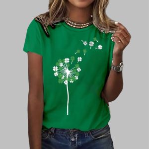 WomenS St Patricks Day Printed T Shirt 3