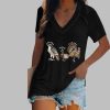 Women’s Animal FDT Falcon Duck Turkey Print T-Shirt