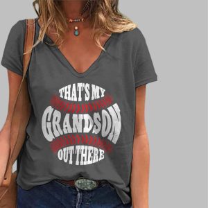 Women's Baseball Tis The Season Print Casual T-Shirt 2 Womens Baseball Tis The Season Print Casual T Shirt 3