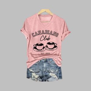 Women’s Canadiano Club 2025 Printed Short-Sleeved T-Shirt
