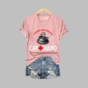 Women’s Canadiano Strong Smooth Printed Short-Sleeved T-Shirt