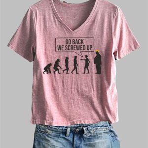 Women’s Casual Social Decline Printed T-Shirt Women’s Casual Social Decline Printed T-Shirt