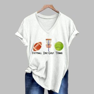 Women’s FDT Football Disc Golf Tennis T-Shirt Women’s FDT Football Disc Golf Tennis T-Shirt