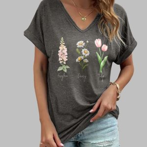 Women's FDT Foxglon Daisy Tulip Shirt 2 Womens FDT Foxglon Daisy Tulip Shirt 3