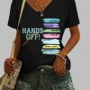 Women’s FDT Hands Off Print Casual Shirt