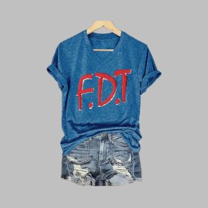 Women's FDT Print T-Shirt 2 Womens FDT Print T Shirt 3