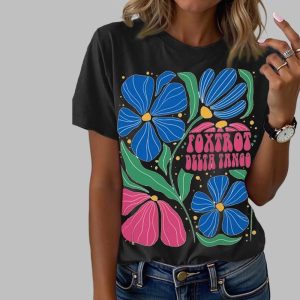 Women's Fashion Foxtrot Delta Tango Print Shirt 2 Womens Fashion Foxtrot Delta Tango Print Shirt 3