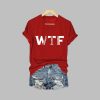 Women’s Fashion Whiskey Tango Foxtrot Print Casual T-Shirt