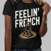Women’s Feelin French Print T-Shirt