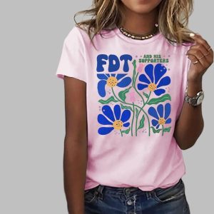 Women's Floral Fdt Print T-Shirt 2 Womens Floral Fdt Print T Shirt 3