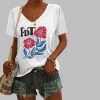 Women’s Flowers FDT Print T-Shirt