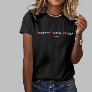 Women’s Foxtrot Delta Tango Print Shirt Women’s Foxtrot Delta Tango Print Shirt