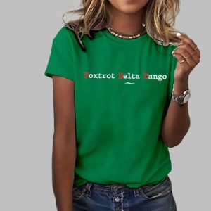 Women’s Foxtrot Delta Tango Print Shirt