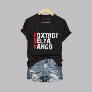Women’s Foxtrot Delta Tango Print T-Shirt