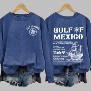 Women’s Gulf Of Mexico Always Forever Printed Sweatshirt