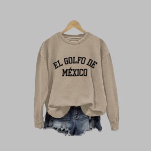 Women’s Gulf Of Mexico El Golfo De Mexico Print Sweatshirt