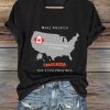 Women’s Make America The United States Of Canada The 11h Province V-Neck T-Shirt
